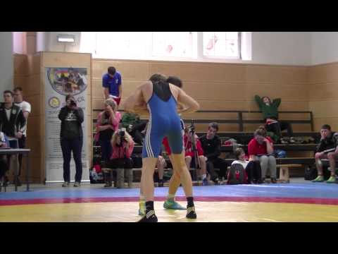 Ringen LM Sachsen, Junioren, GR, Krieglstein (Thalheim) - Pilz (Weisswasser)