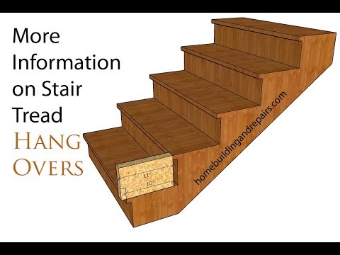 Examples of Possible Stair Building Code Violations - Tread Nosing Projection