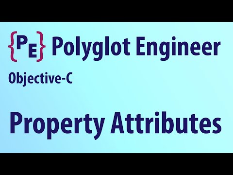 Objective-C Property Attributes