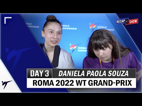 DANIELA PAOLA SOUZA POST FIGHTS INTERVIEW - ROMA 2022 WT GRAND PRIX
