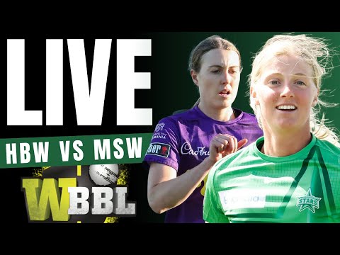 WBBL Live - MSW vs HBW live | Big Bash women's t20 live | bbl live match today | Big bash live