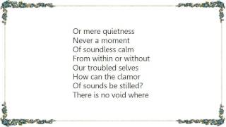 Linton Kwesi Johnson - Two Sides of Silence Lyrics