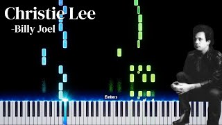 Billy Joel - Christie Lee - Piano Tutorial