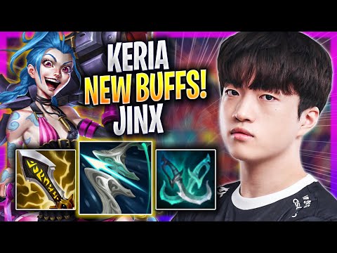 KERIA TRIES JINX WITH NEW BUFFS! - T1 Keria Plays Jinx ADC vs Zeri! | Season 2023