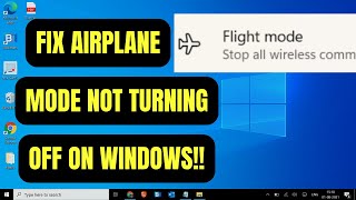 How To Turn Off Airplane Mode On Windows 11/10 [EASY FIX 2023]