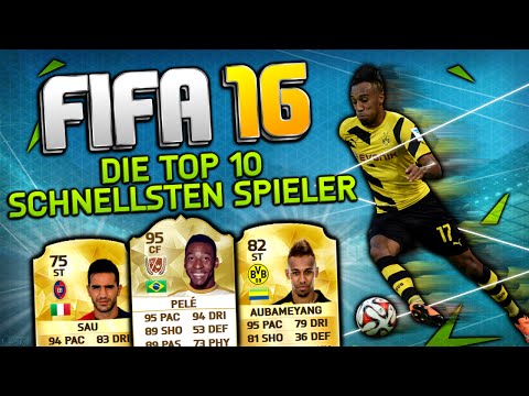 TOP 10 SCHNELLSTE Spieler in FIFA 16