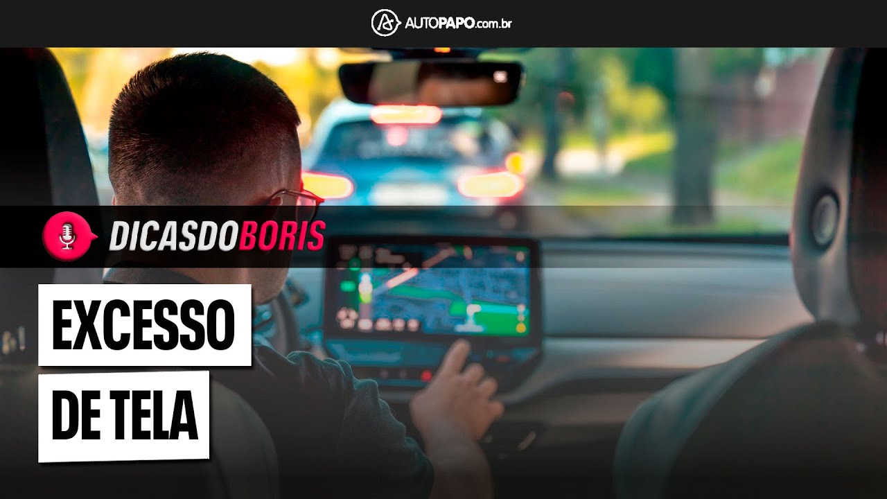 ATÉ O CARRO ESTÁ SOFRENDO COM O EXAGERO DAS TELAS