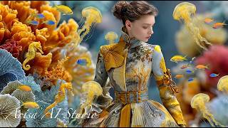 AI fashion＊A Symphony in Yellow