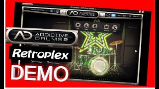 Video thumbnail for RETROPLEX Adpak DEMO Addictive Drums 2 - XLN Audio by PBOenVIDEO