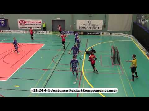 Maalikooste: SBC Levi - Santa's United 7-15 @ Urheiluhalli, Kittilä 19.03.2016