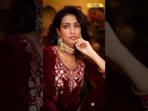 Ajraa Soha Pure Velvet Wholesale Designer Readymade Winter Collection Catalog – product video thumbnail