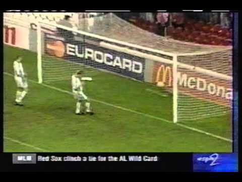 1998 September 16 Athletic Bilbao spain 1 Rosenborg Norway 1 Champions League