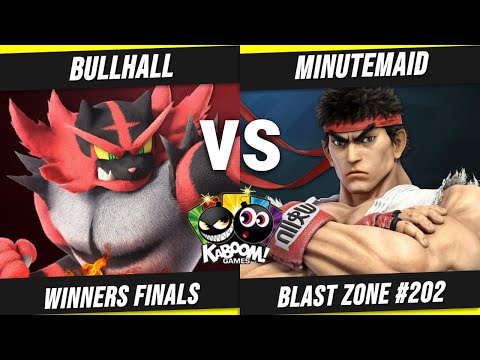 Blast Zone #202 - WF - BullHall (Incineroar) vs NBG | MinuteMaid (Ryu)