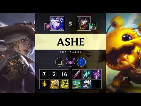 Ashe ADC vs Kog'Maw: Unstoppable - EUW Master Patch 25.S1.1