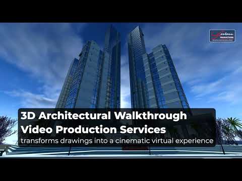 3D Architectural Walkthrough Video Production Services