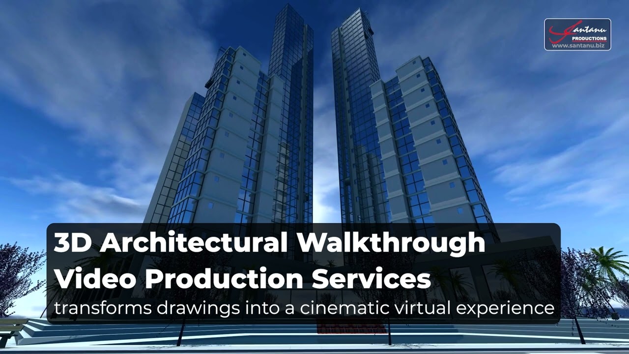 3D Architectural Walkthrough Video Production Services