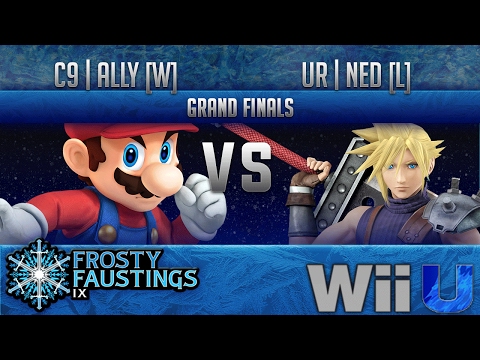 FFIX Smash 4 GRAND FINALS - C9 | Ally [W] (Mario) vs UR | Ned [L] (Cloud)