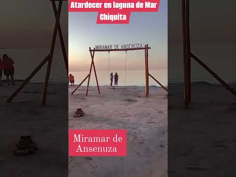 Atardecer en la laguna de Mar Chiquita en Miramar de Ansenuza Córdoba #turismo #miramardeansenuza