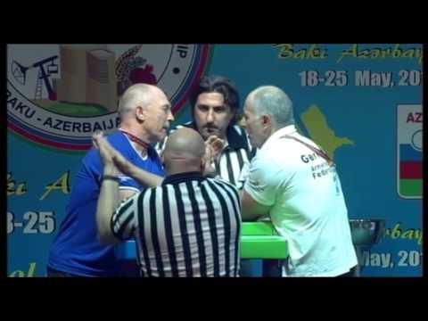 GRANDMASTER MEN LEFT 75KG NIKOLAY, MASLOV RUSSIA 2881 BAUMANN, JUERGEN GERMANY 0501