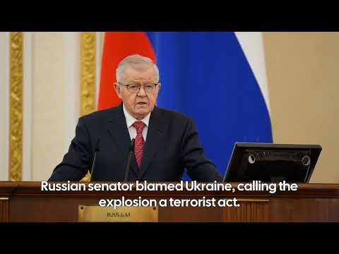 Russian railway bridges collapse in 2 regions bordering Ukraine, officials say