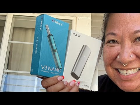 First Try: POTV XMax V3 Nano 💚 Mini Portable Vaporizers for Dry Herbs & Concentrates