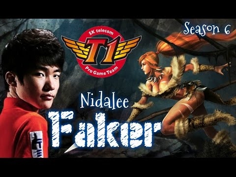 SKT T1 Faker NIDALEE vs Elise Jungle - Patch 6.1 KR | League of Legends