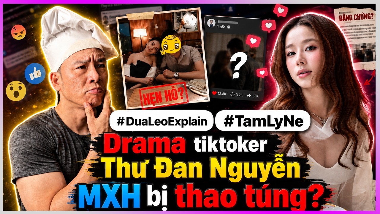 Drama tiktoker Thư Đan Nguyễn: Mxh bị thao túng? #TamLyNe #DưaLeoExplain