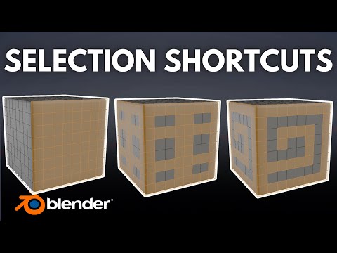 Secret Selection Shortcuts in Blender!