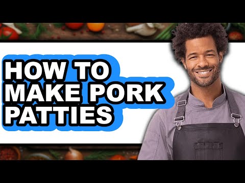 How To Make Pork Patties (Easy Method)