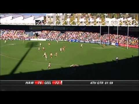 AFL 2007 Round 4 - Hawthorn vs Geelong last 5 minutes