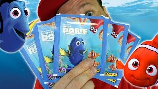 FINDET DORIE Sticker Unboxing Panini 10 Booster Opening | Finding Dory