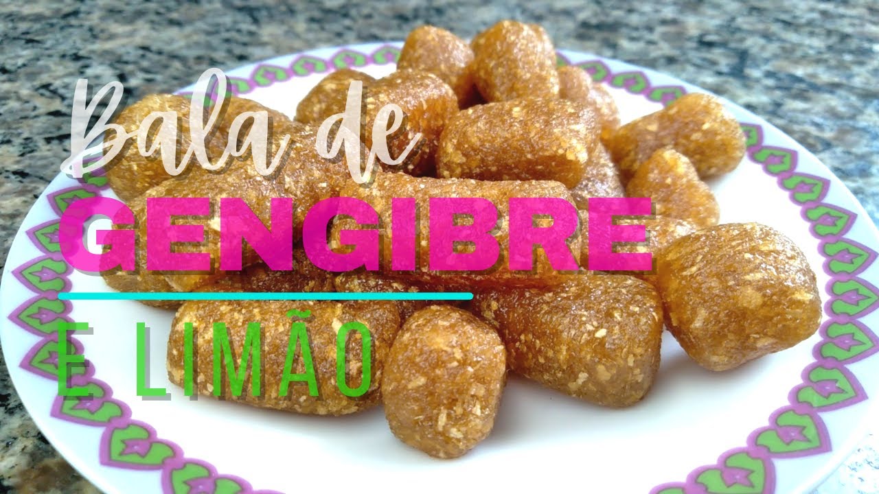 FAÇA BALA DE GENGIBRE EM CASA E ACABE COM A TOSSE E GARGANTA RUIM DE UMA VEZ !