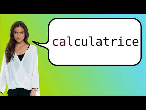 YouTube video about: How to say calculator in french?
