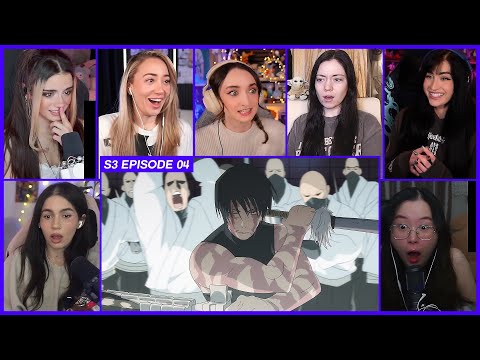 [GIRLS REACT] Maki vs The Zenin Clan | JJK Season 3 Ep 4 Girl Reaction Mashup