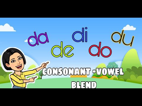 consonant-vowel BLEND | da de di do du|English Phonics|Lesson 2
