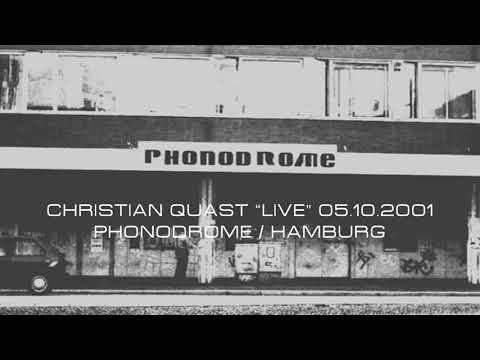 Christian Quast  Live  @ Phonodrome Hamburg 02.10.2001 #christianquast #techno #analog