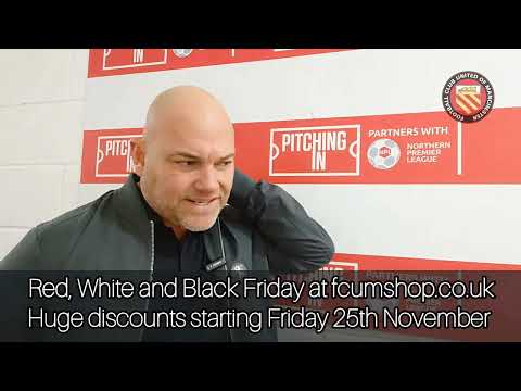 Gainsborough Trinity (home) Post-match reaction from Neil Reynolds (19th November '22)