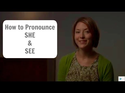 Learn How to pronounce SHE and SEE - American English Pronunciation Lesson #learnenglish