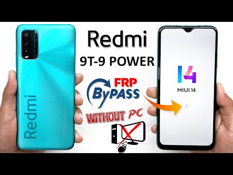 Redmi 9T / 9 Power Frp Bypass | MIUI 14.05 Unlock | Redmi 9T / 9 Power Google Lock New Method 2024 |