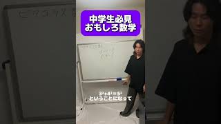 ピタゴラス数って知ってる！？ #中学数学 #解説 #おもしろ
