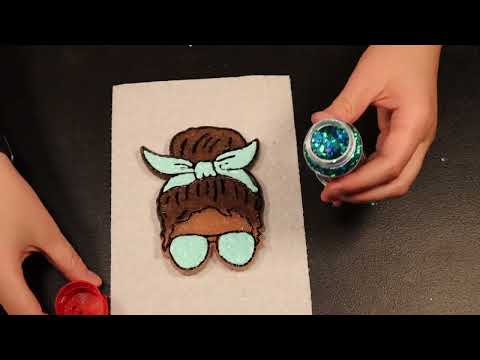 How to Use Glitter on Freshies, Puffy Paint Glitter Tutorial, How to Decorate Freshie Molds