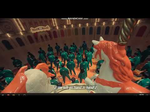 Squid game 2 \Mingle Game\ Full Merry go Round song episode 6 with lyrics