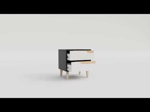 Тумба приліжкова 2Ш "Wood"