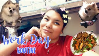 WORK DAY ROUTINE| HEB |