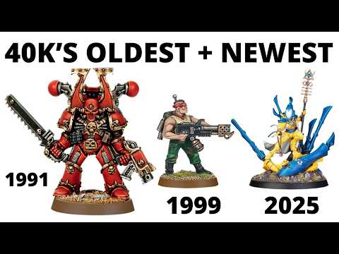 The Oldest and Newest Miniatures for EVERY Warhammer 40K Army