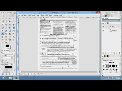 How to Emboss Text in GIMP