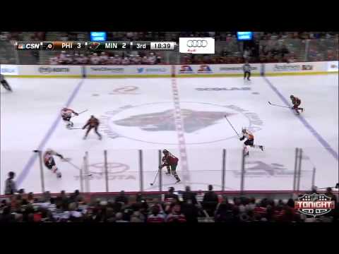 Game 34. Philadelphia Flyers vs Minnesota Wild (23 december 2014)