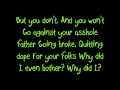 Sick puppies~Asshole father~lyrics 