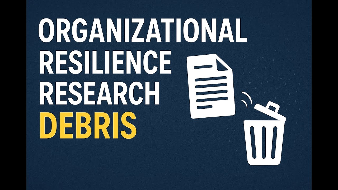 Organizational Resilience