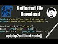 RFD Reflected File Download